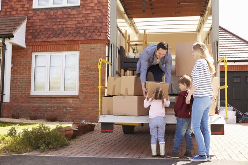 Removal van ready for same day removals in Chessington