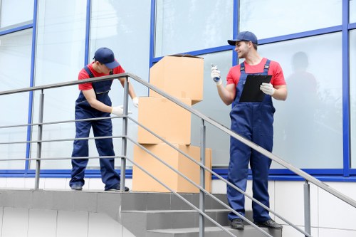 Office relocation planning materials in Chessington