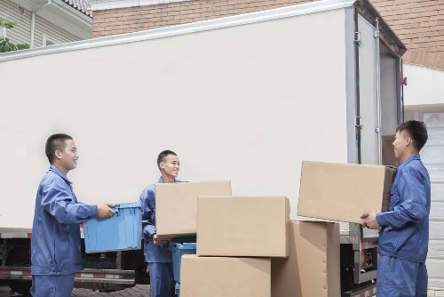 Packing and protecting furniture for a move in Chessington