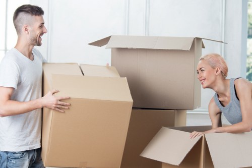Unpacking and room setup service for a new property in Chessington