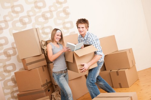Commercial packing and unpacking services for offices in Chessington