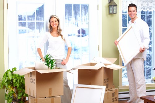 Commercial move logistics and packing in Chessington