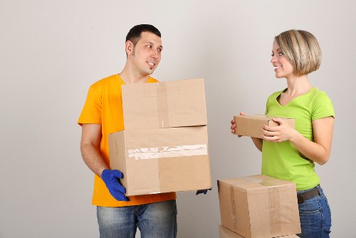 Local removals team planning access and parking in Chessington
