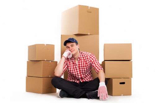 Professional man and van Chessington service for homes and businesses